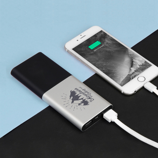Аккумулятор внешний с подсветкой 6000 mAh Quark 'The mountains are calling'