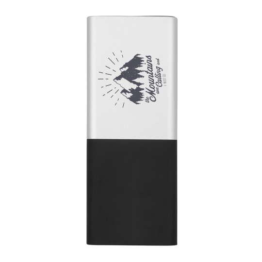 Аккумулятор внешний с подсветкой 6000 mAh Quark 'The mountains are calling'