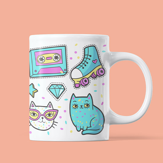Кружка 'Rainbow stuff'