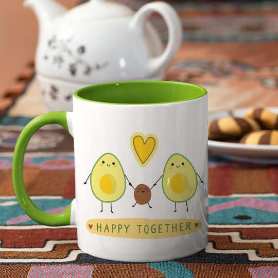 Кружка 'Avocado family'