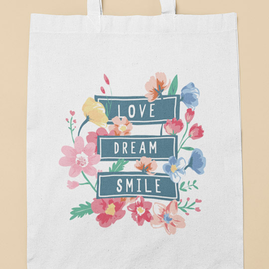 Сумка-шоппер 'Love dream smile'