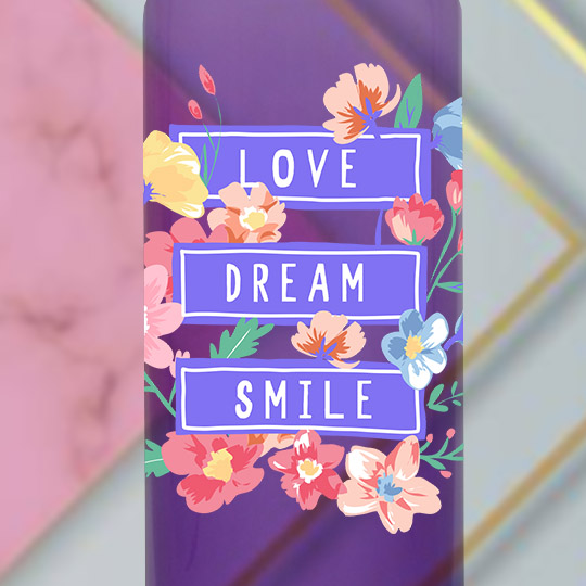 Бутылка 'Love dream smile'