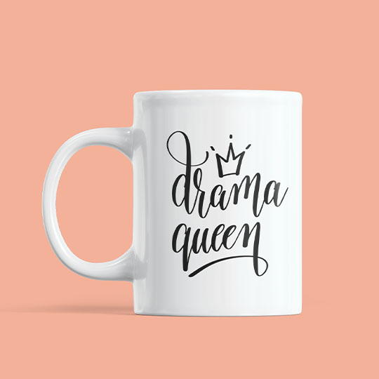 Кружка 'Drama queen'
