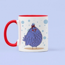 Кружка 'Chicken in love'