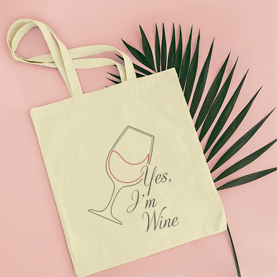 Сумка-шоппер 'Wine'