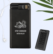 Аккумулятор внешний 4000 mAh Octopus 'Journey' с вашей надписью