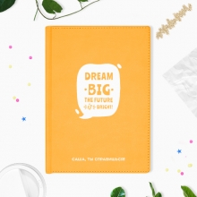 Ежедневник А5 Velvet 'Dream' с вашей надписью
