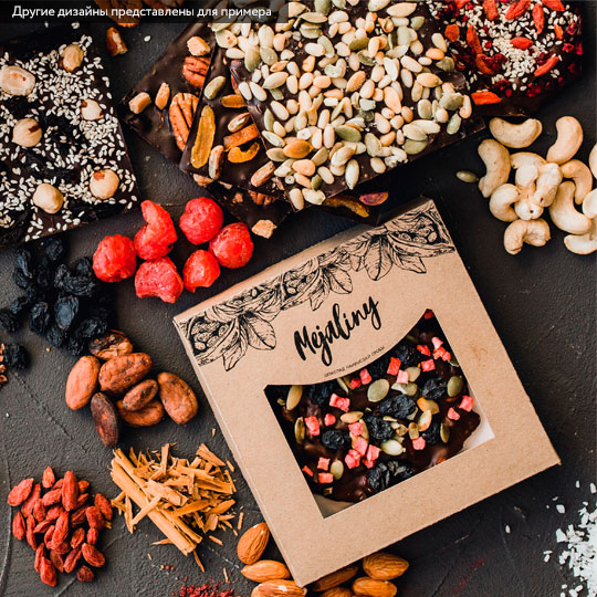 Молочный шоколад 'Natural Sweet' - Миндаль и клюква