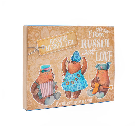 Чай в подарочной упаковке 'Русские традиции'
