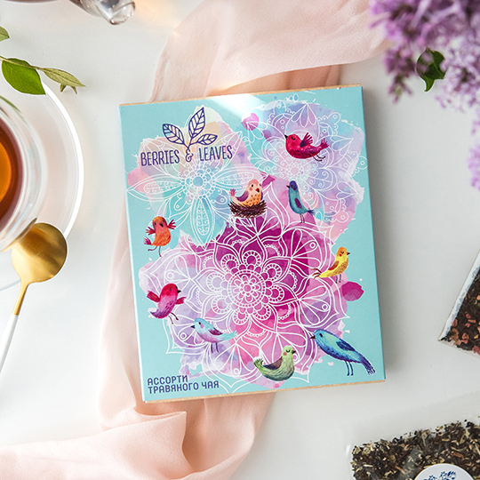 Чай ассорти в подарочной упаковке 'Magic berries'