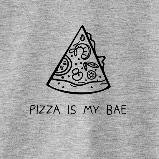 Футболка унисекс 'Pizza' с вашей надписью