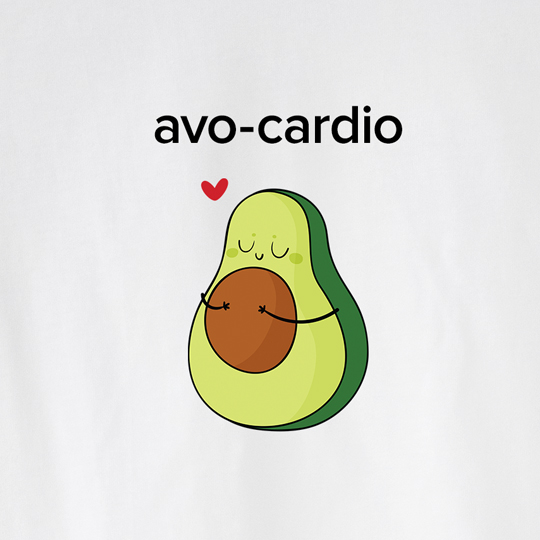 Футболка унисекс 'Avocado' с вашей надписью