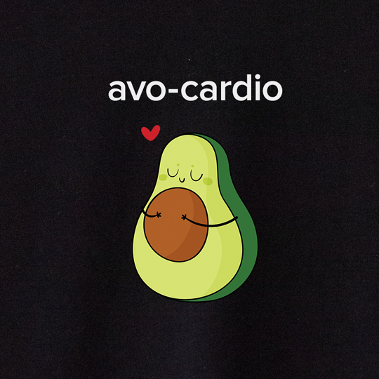 Футболка унисекс 'Avocado' с вашей надписью