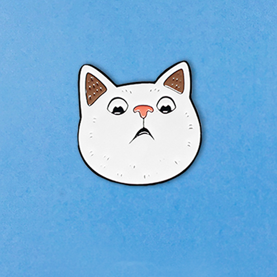 Значок 'Удивлённый кот'