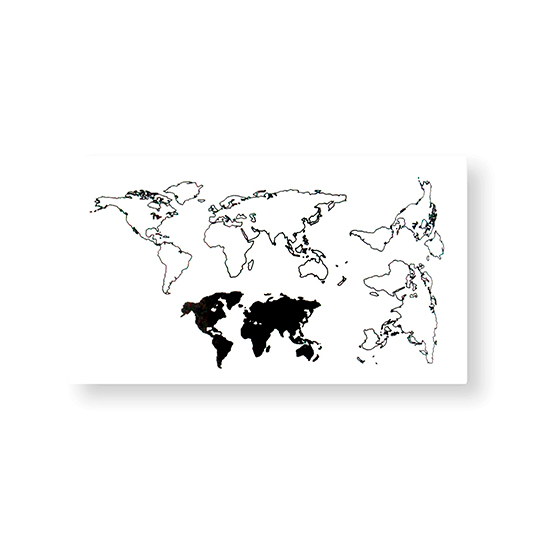 Татуировка 'Карта мира'
