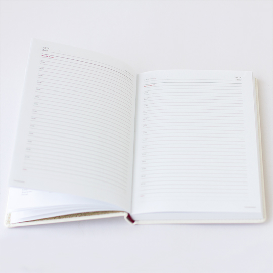 Ежедневник А5 Velvet 'Travel Journal' с вашей надписью