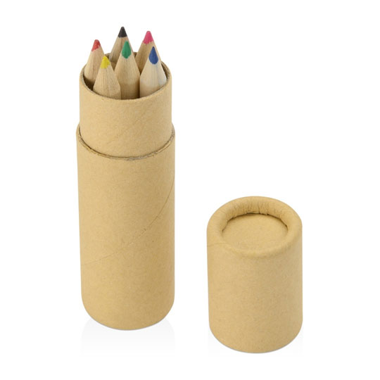 Набор цветных карандашей 'Tube', 6 шт