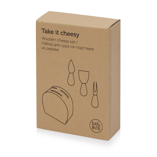 Набор ножей для сыра на подставке 'Cheese please'