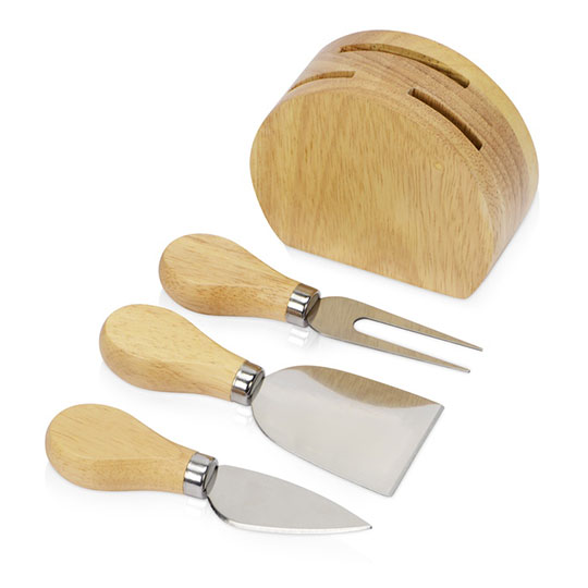 Набор ножей для сыра на подставке 'Cheese please'