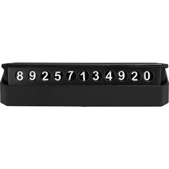 Табличка с номером телефона для автомобиля 'Number'