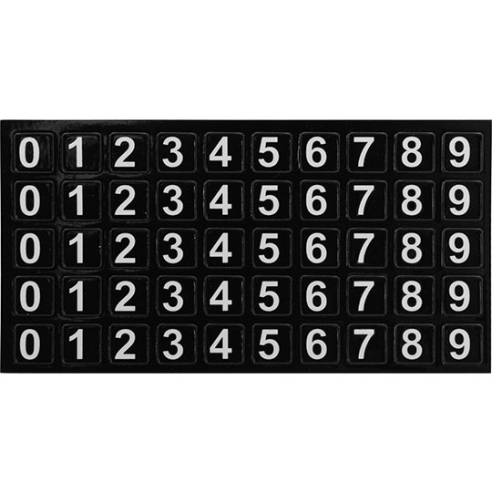 Табличка с номером телефона для автомобиля 'Number'
