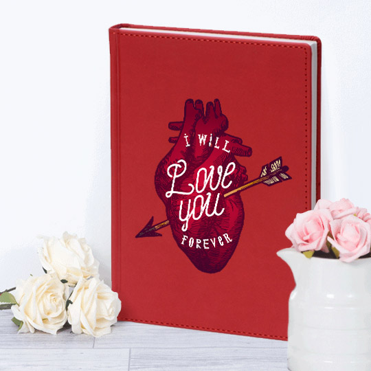 Ежедневник Velvet «Love you forever»