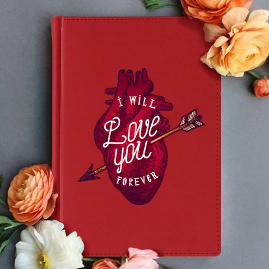 Ежедневник Velvet «Love you forever»