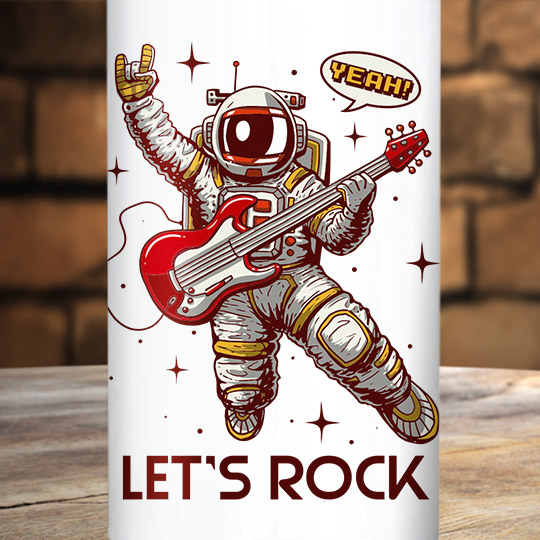 Бутылка с карабином 'Rock in Space'