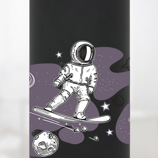 Бутылка с карабином 'Спорт в космосе'