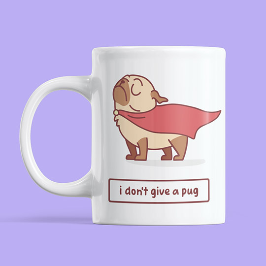 Кружка 'Pug'