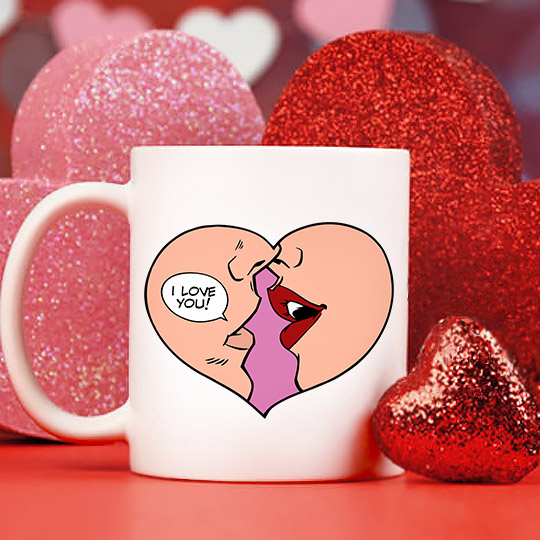 Кружка 'Two lips'