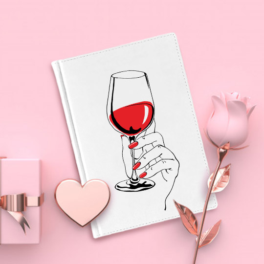 Ежедневник 'Glass of wine'