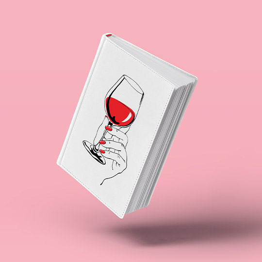 Ежедневник 'Glass of wine'