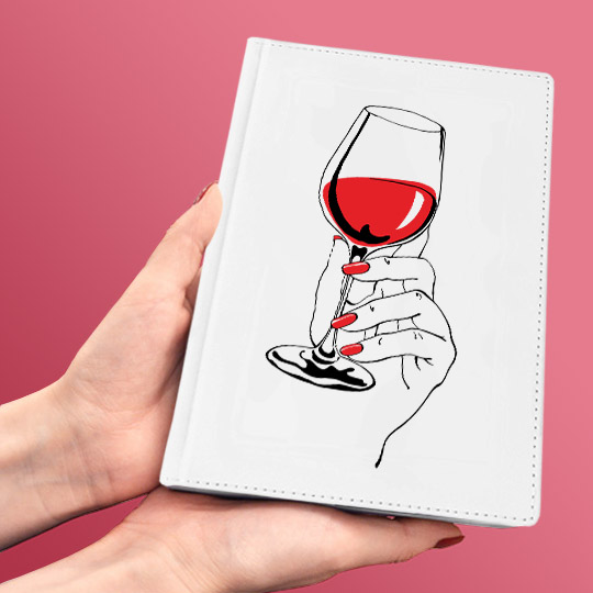 Ежедневник 'Glass of wine'