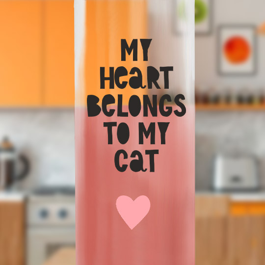 Бутылка для воды 'My heart belongs'