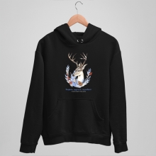 Толстовка унисекс 'Sweet deer' с вашей надписью