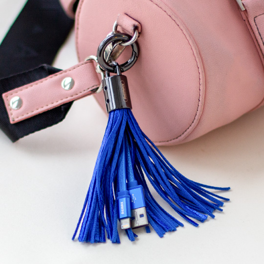 Кабель USB Lightning с брелком 'Tassels'