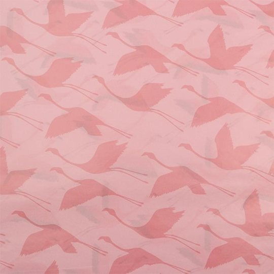 Бумага упаковочная двусторонняя 'Flamingo go', 2 листа