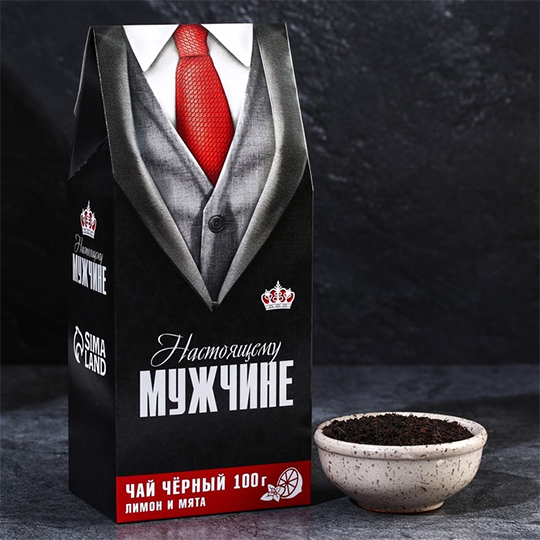 Чай черный 'Вот где мужик'