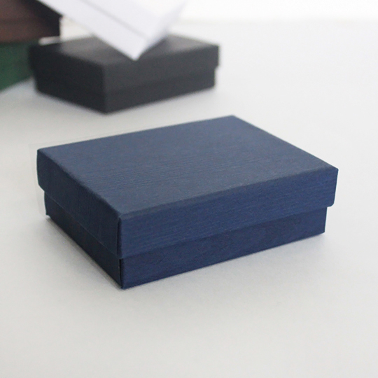 Коробка подарочная 'Wood' (разные цвета) / Синий