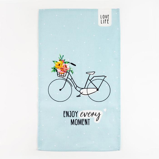 Полотенце кухонное 'Enjoy every moment'