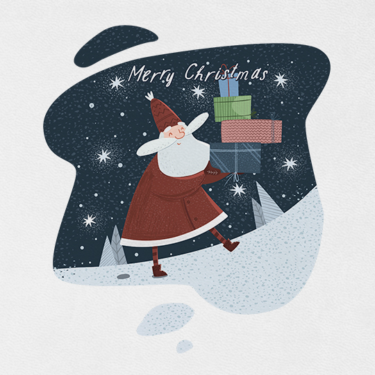 Ежедневник 'Christmas Santa'