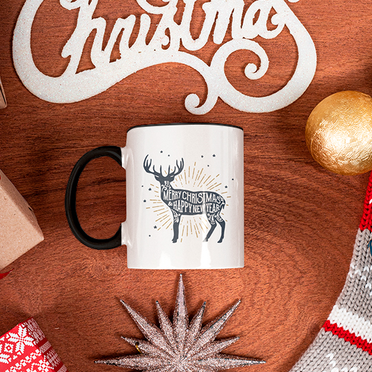 Кружка 'New Year deer'