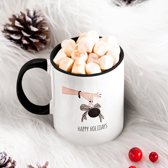 Кружка 'Happy holidays'