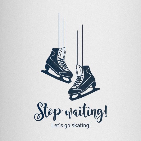 Термос 'Let's skating'