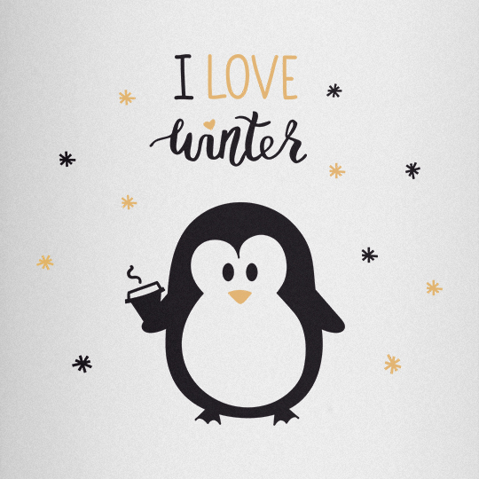 Термос 'Love winter'
