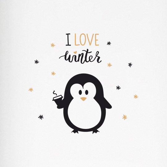 Бутылка 'Love winter'