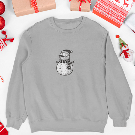 Свитшот унисекс 'Snowman'