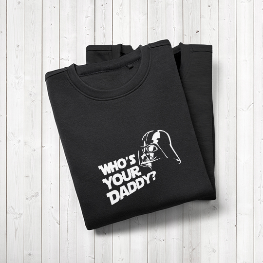 Свитшот мужской 'Who is your daddy'