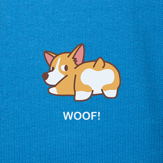 Свитшот женский 'Woof'